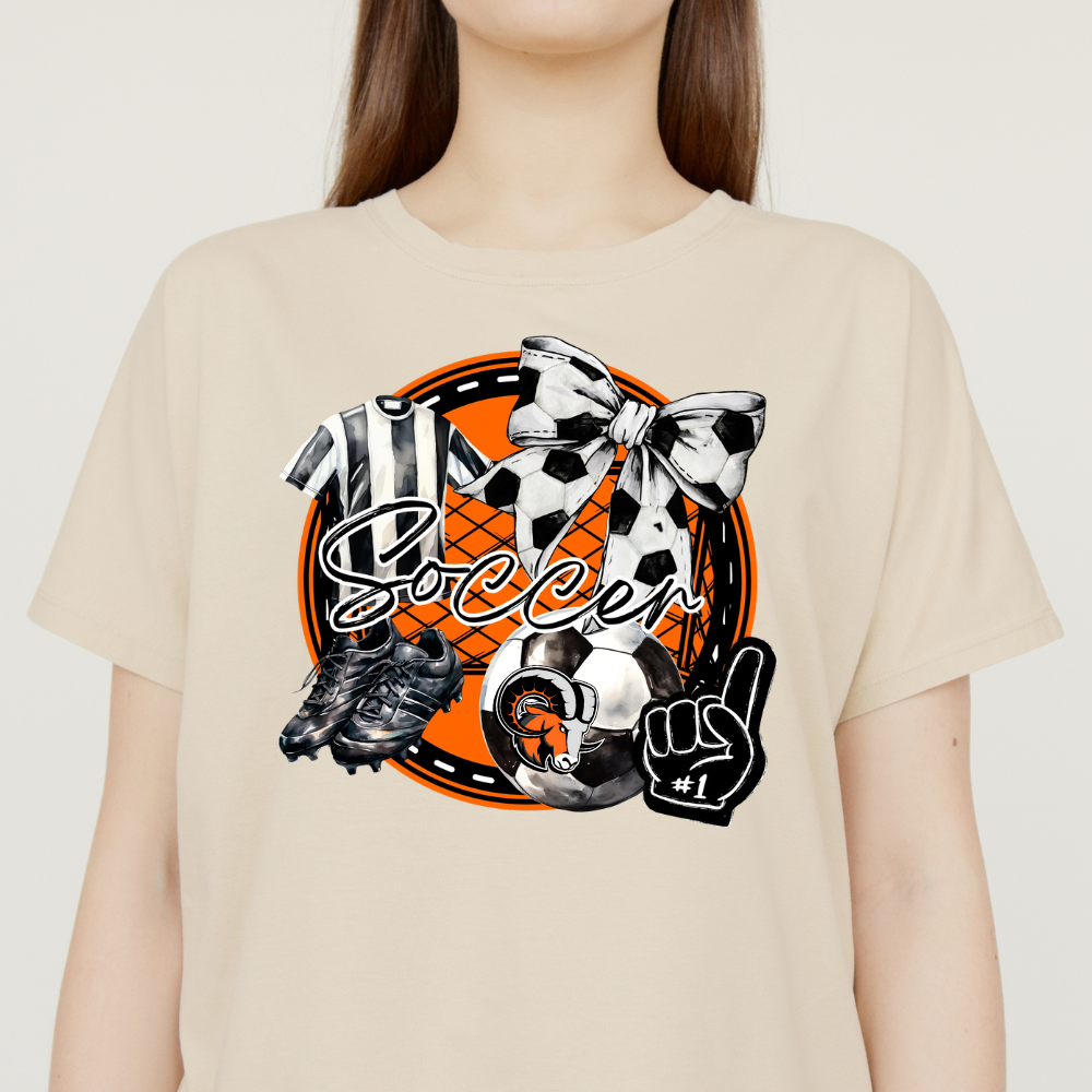 Rams Soccer Collage Tee