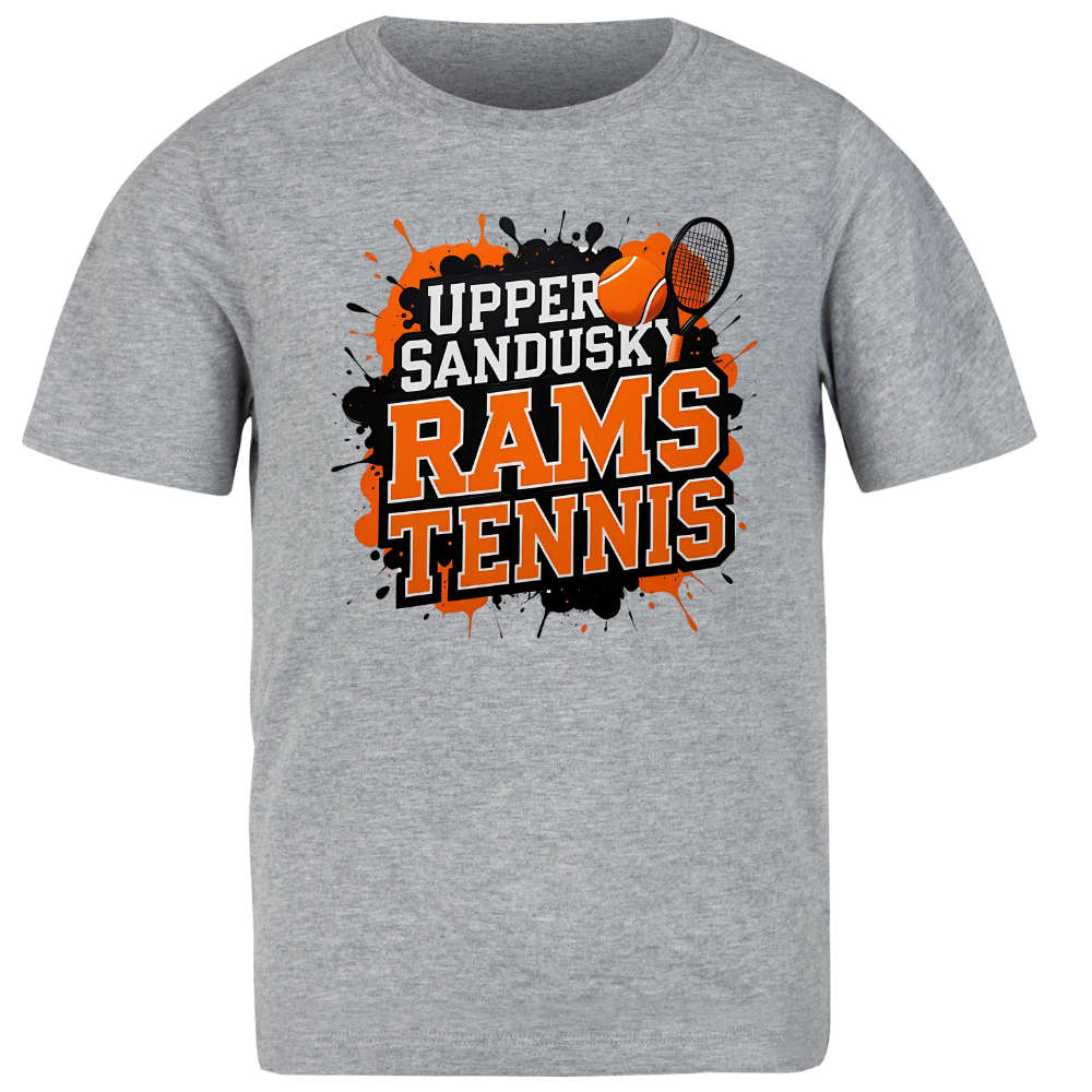 Upper Sandusky Rams Tennis Tee – Splatter