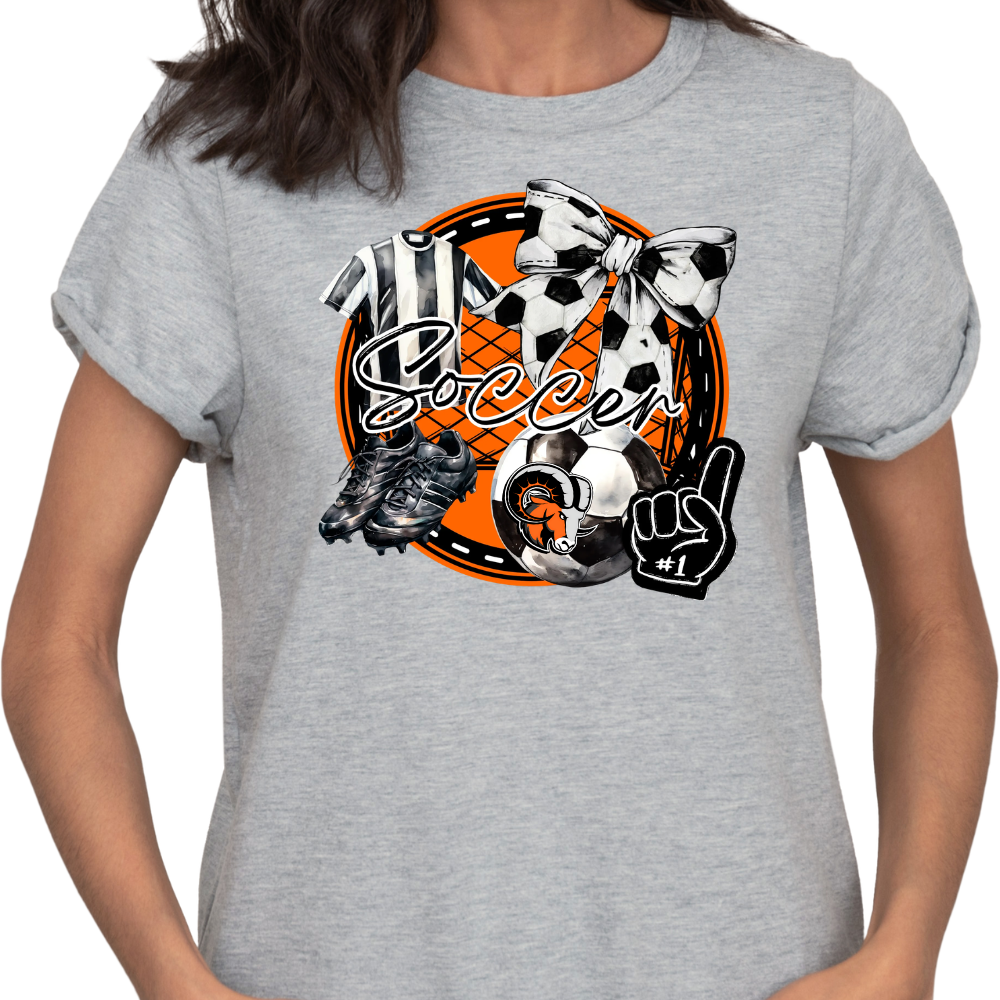 Rams Soccer Collage Tee