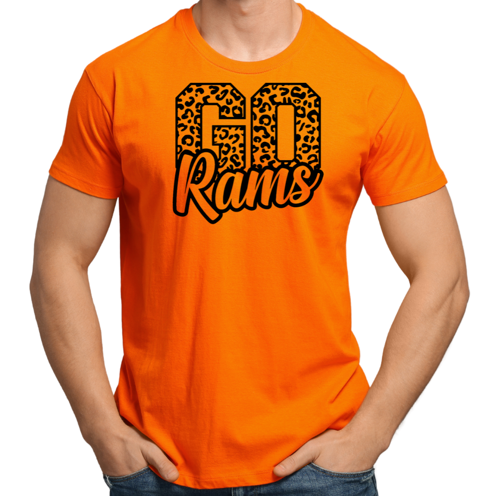 Go Rams Leopard Print Tee
