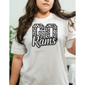 Go Rams Leopard Print Tee