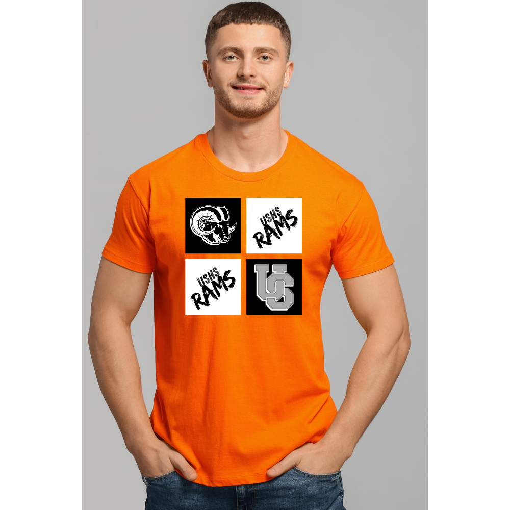 USHS Rams Four-Square T-Shirt