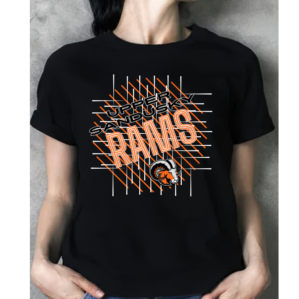 Upper Sandusky Rams Geometric T-Shirt