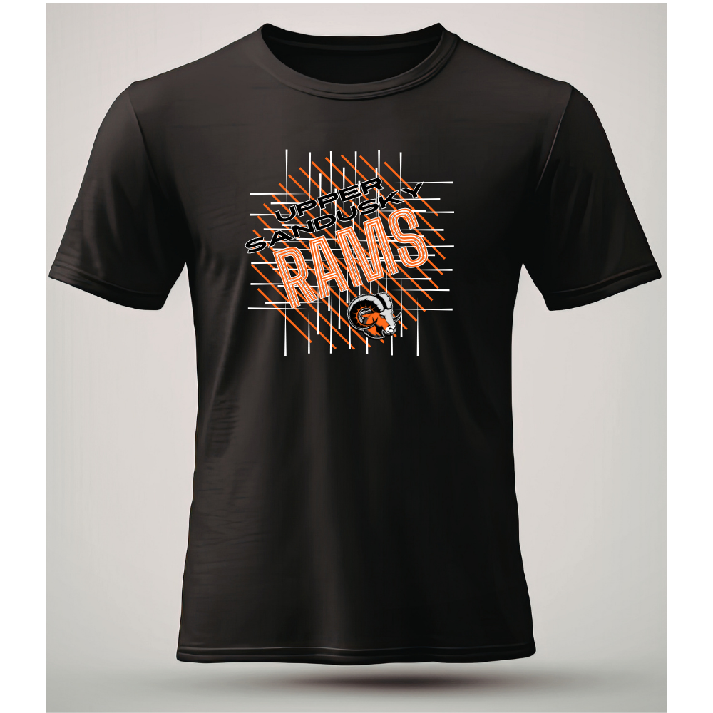 Upper Sandusky Rams Geometric T-Shirt