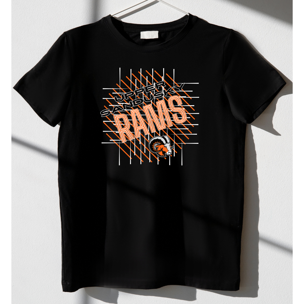 Upper Sandusky Rams Geometric T-Shirt